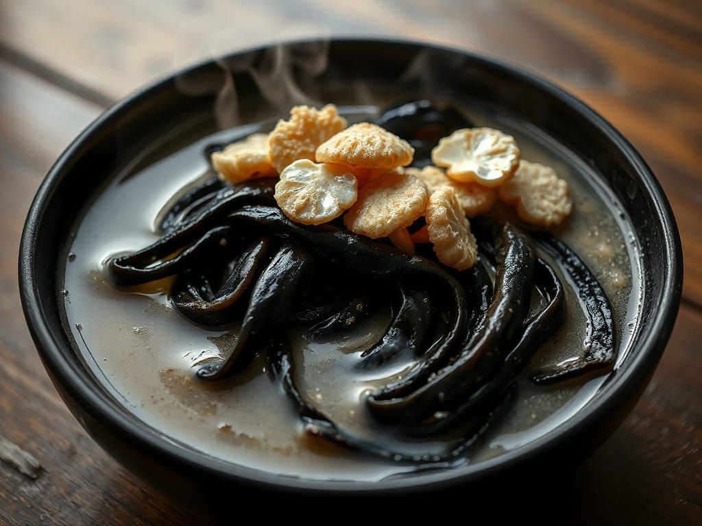 Obsidian Ramen: A Baroque Food Photography Masterpiece