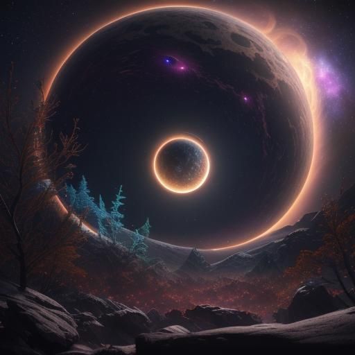 8K resolution dynamic lighting diffuse light depth of field sharp focus astral beautiful diffuse detailed cosmic galacti...