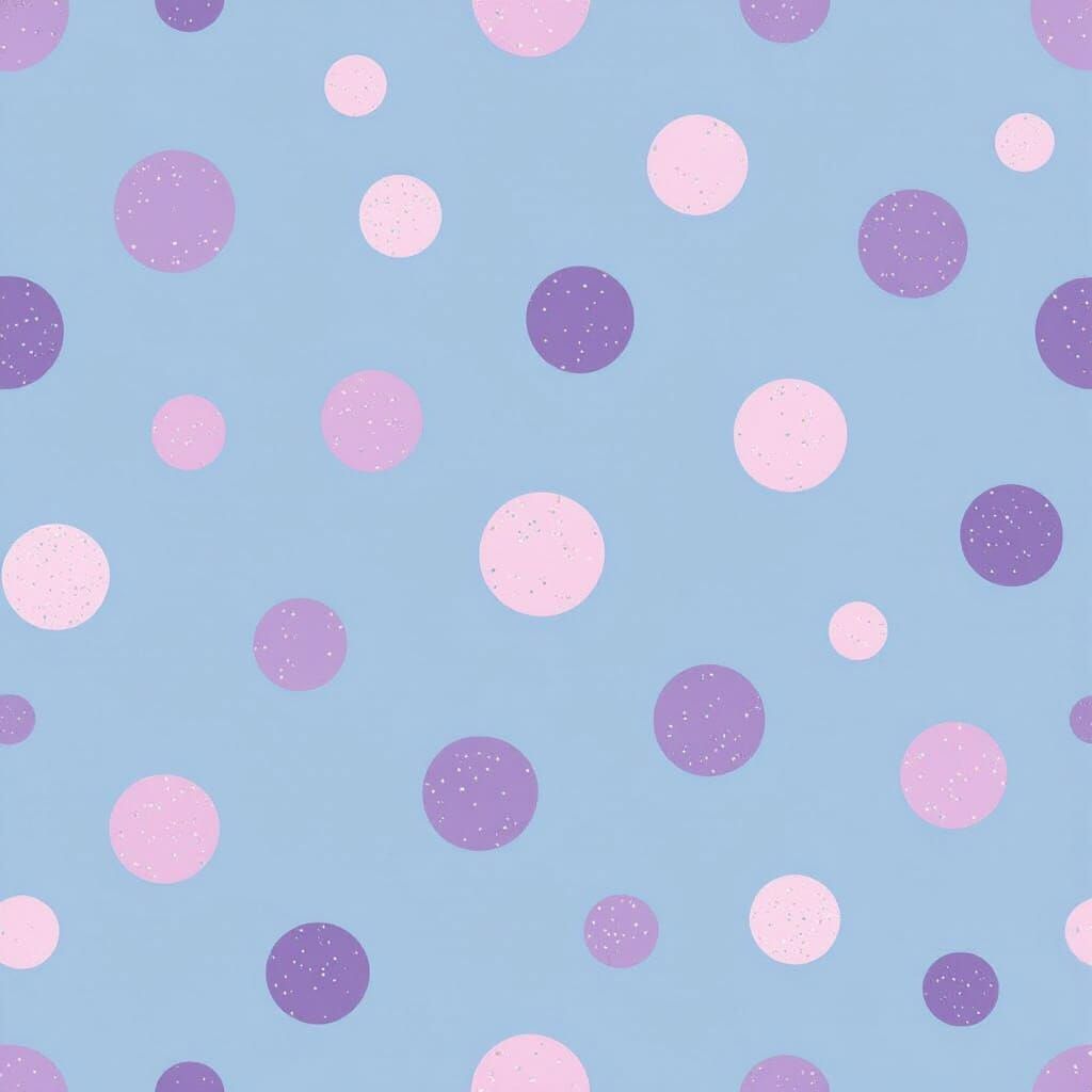 Pastel Polka Dot Background in Whimsical Style