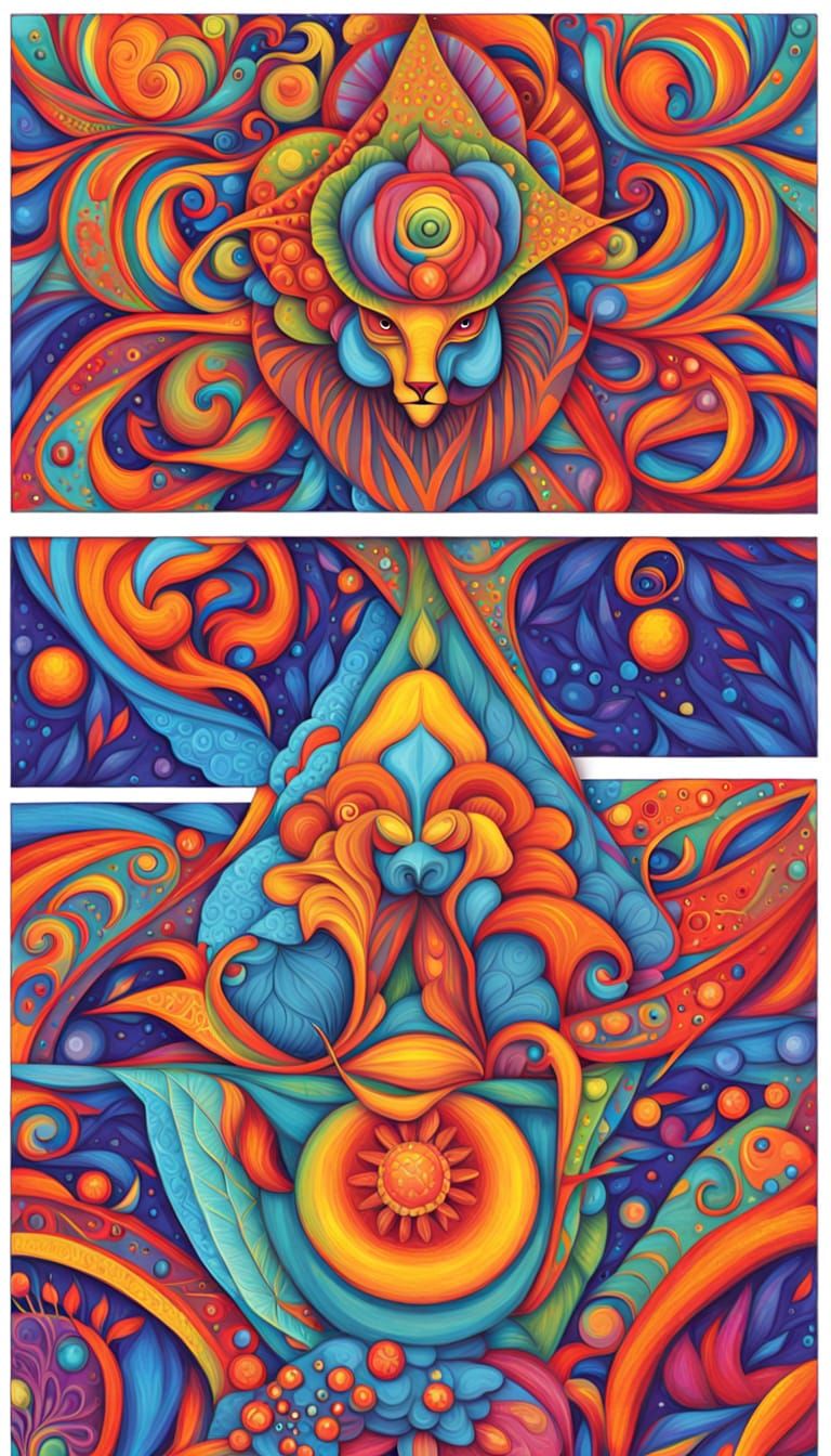 AI Creates Vibrant, Maximalist Visions of Creativity