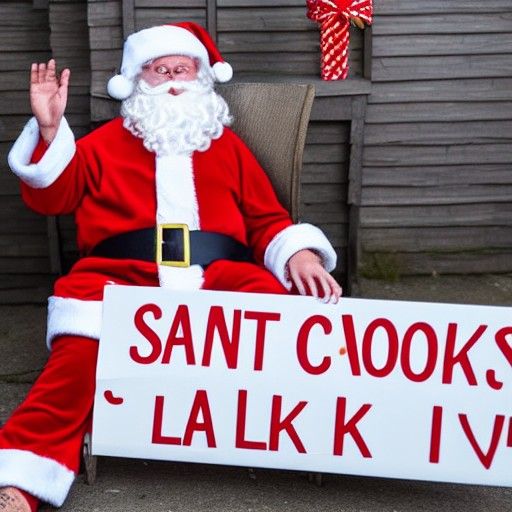 Santa Claus Strike at North Pole