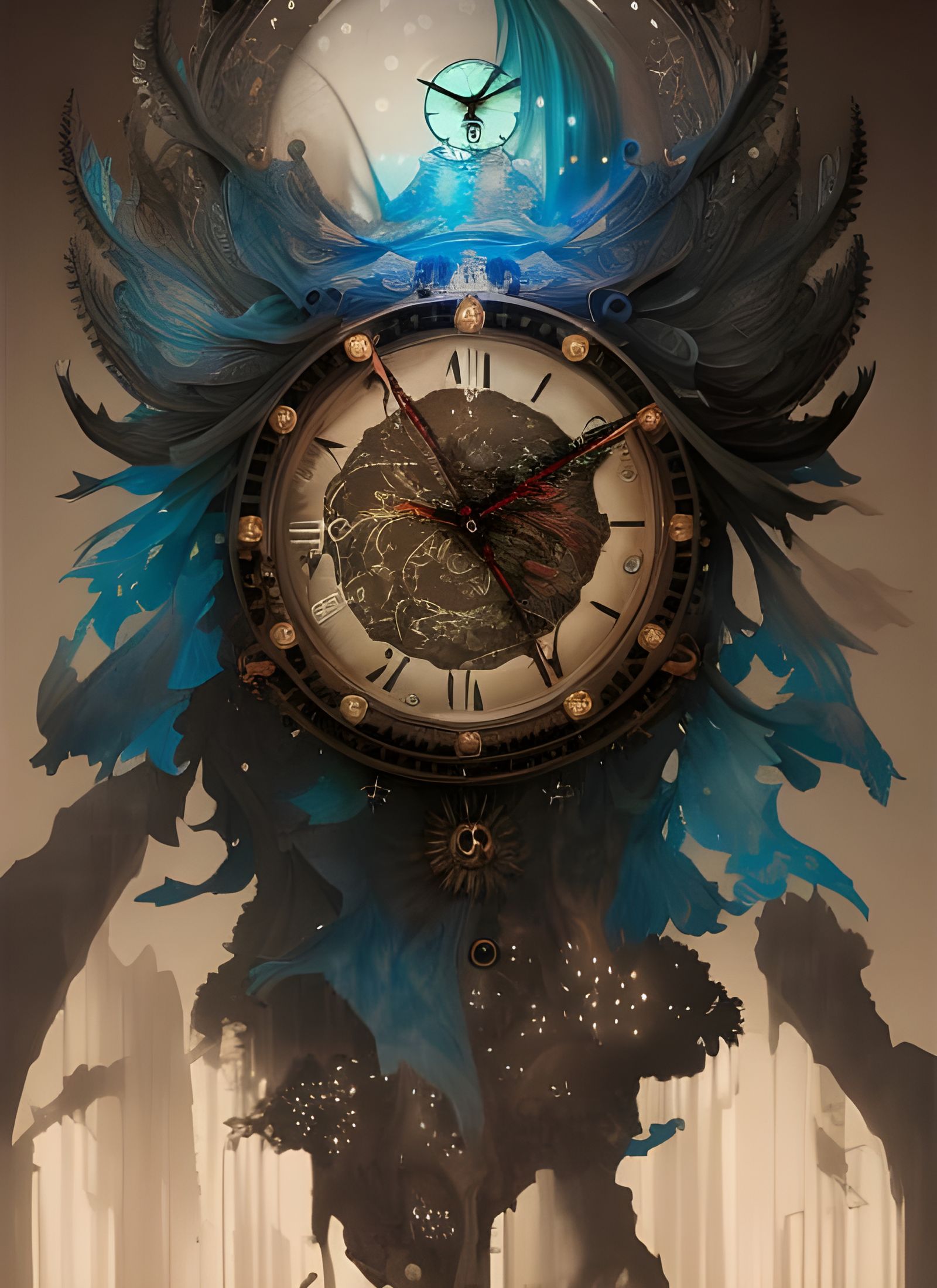 Hyperrealistic Clockwork Knight in 3D Octane Render