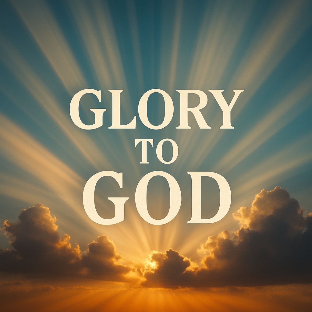 Crepuscular Rays Radiating from Above