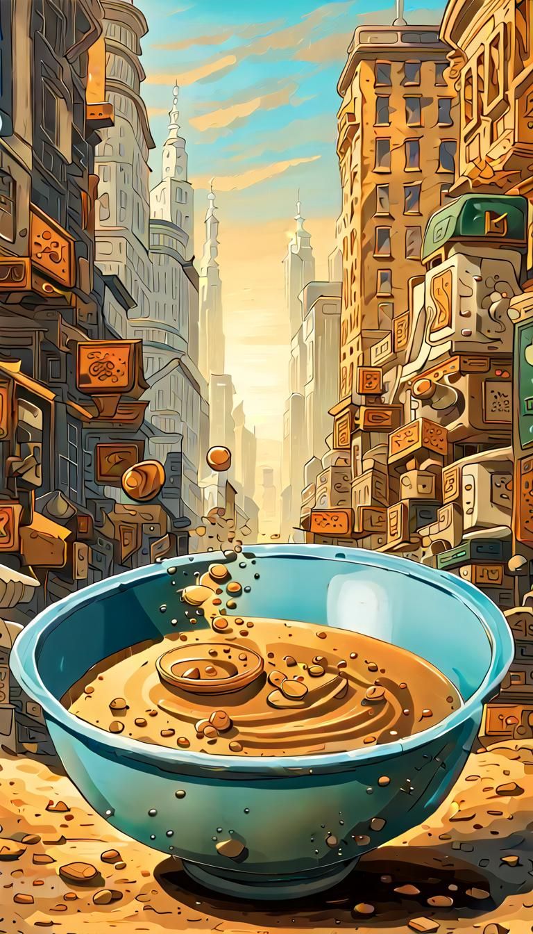 Jerry Mouse Soup Adventure: A Surreal Cartoon