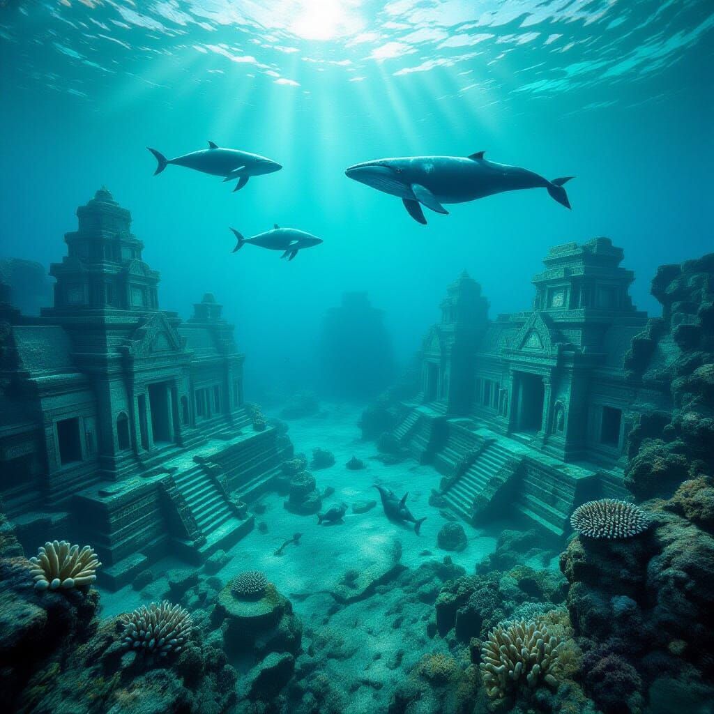 Lost Civilization Shimmers Beneath Turquoise Waters