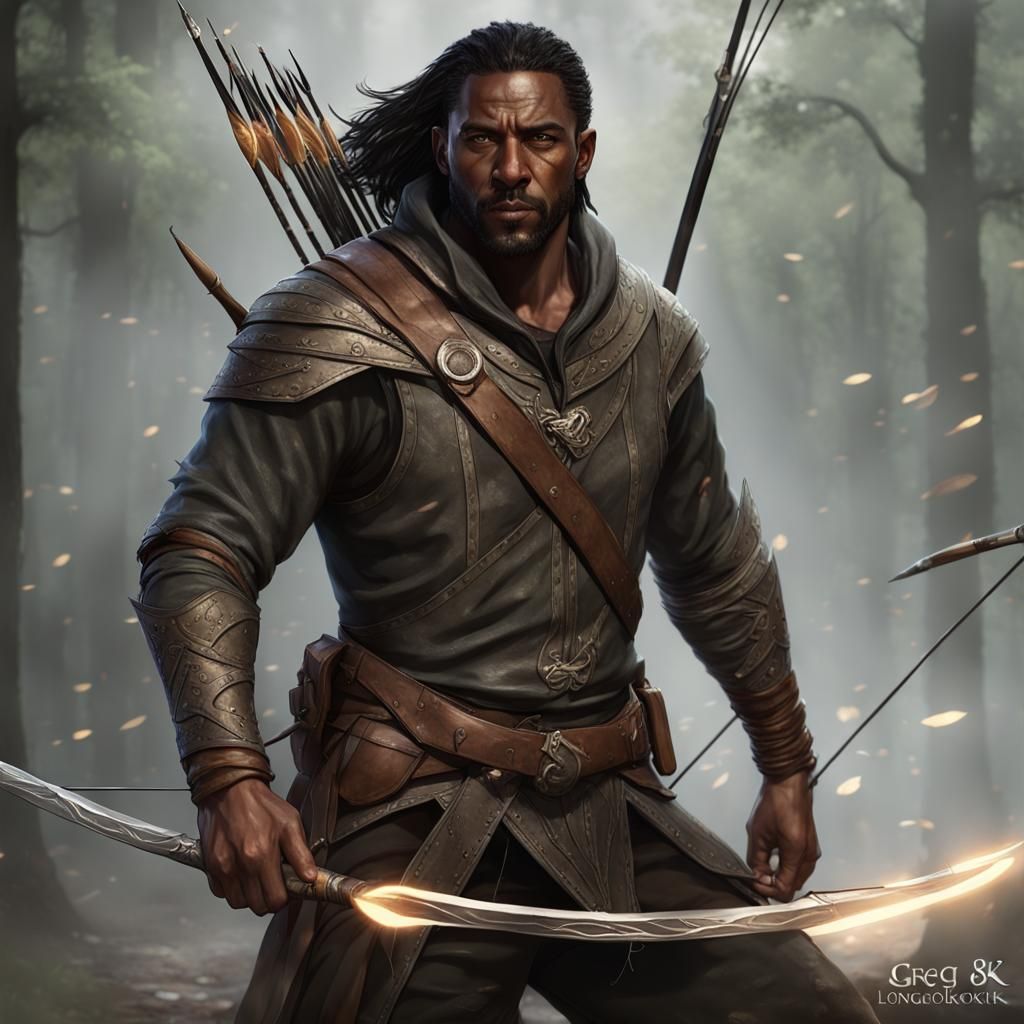 Handsome male ranger