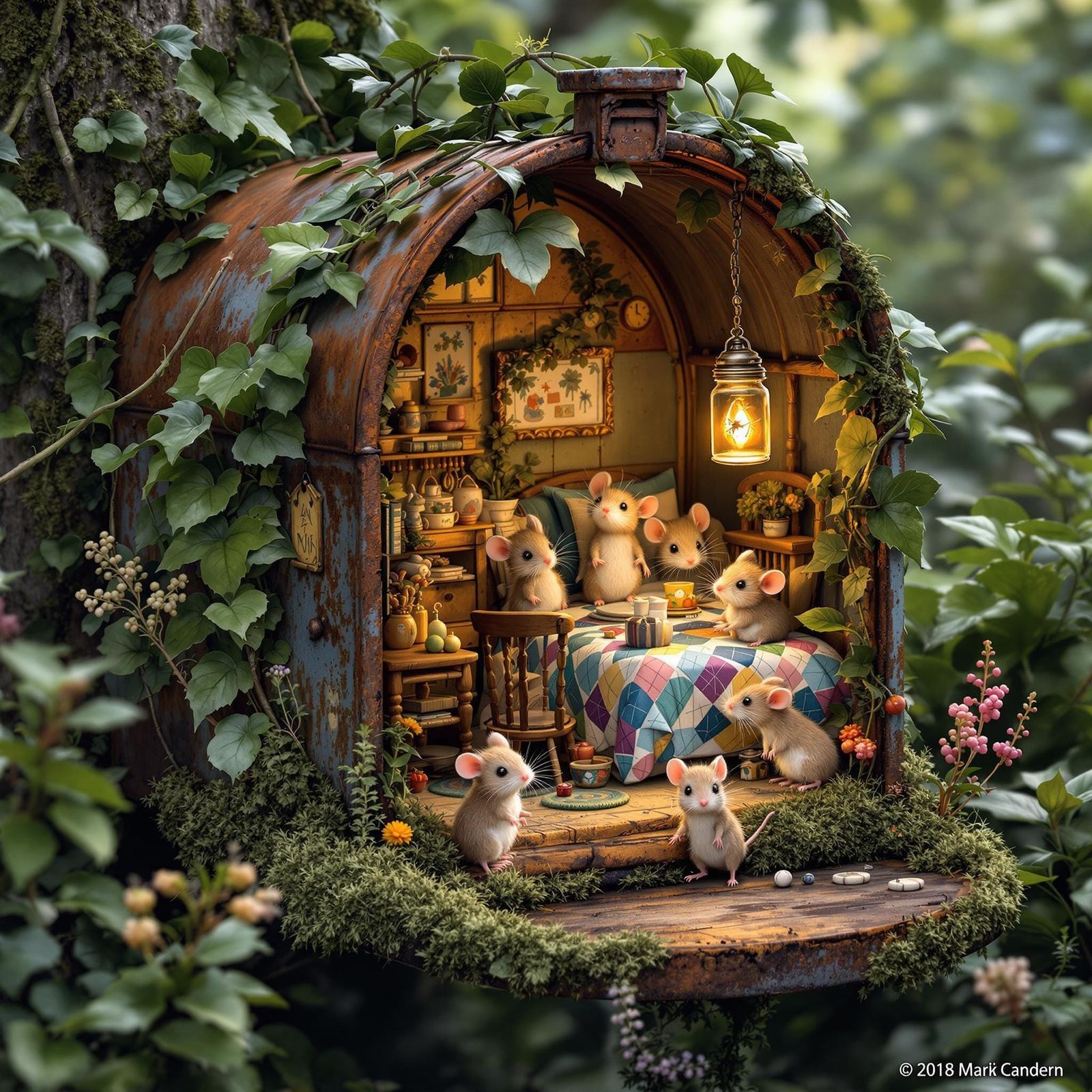 Cozy Mouse Mailbox Hideaway