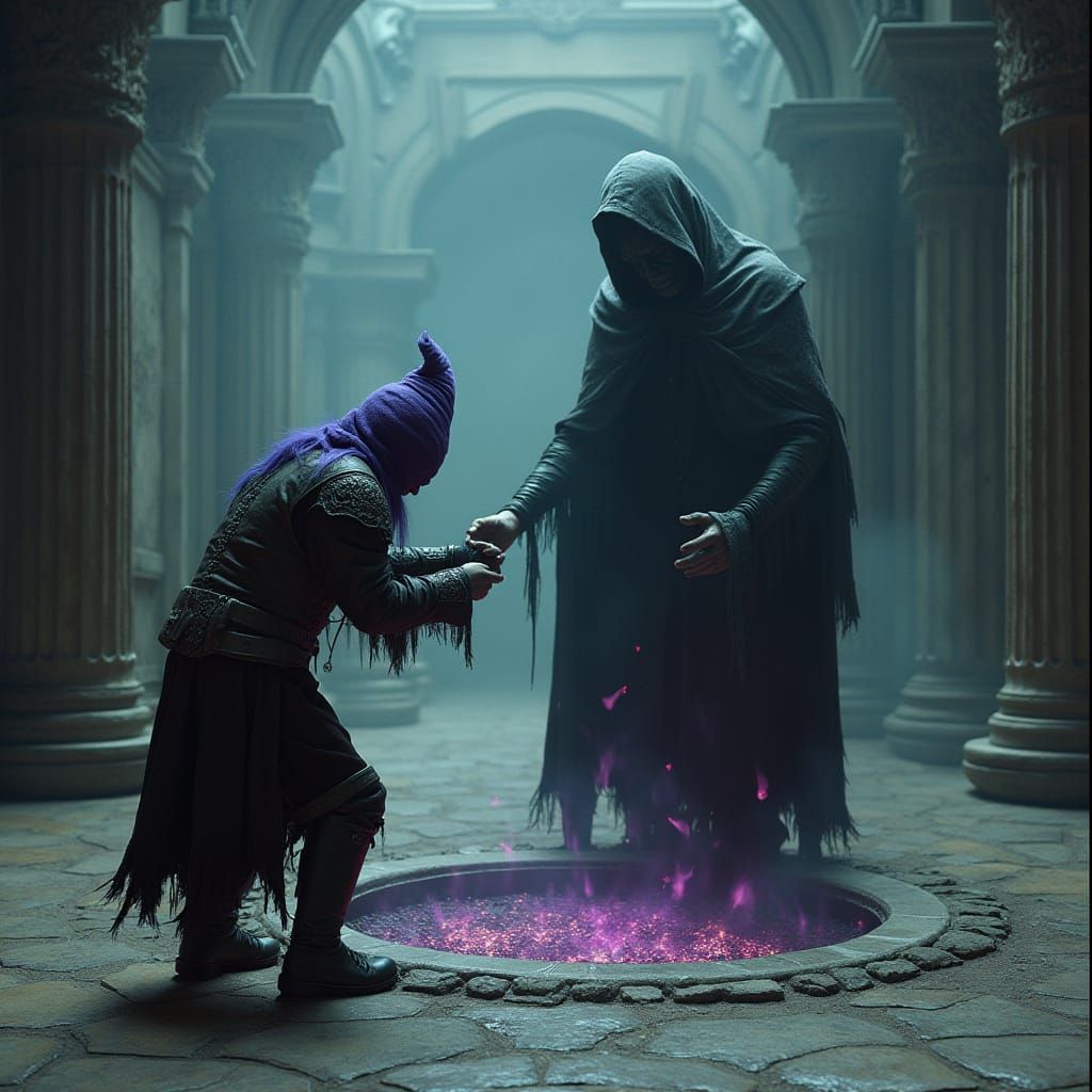 Smurf Artificer Summons Demon in Dark Ritual