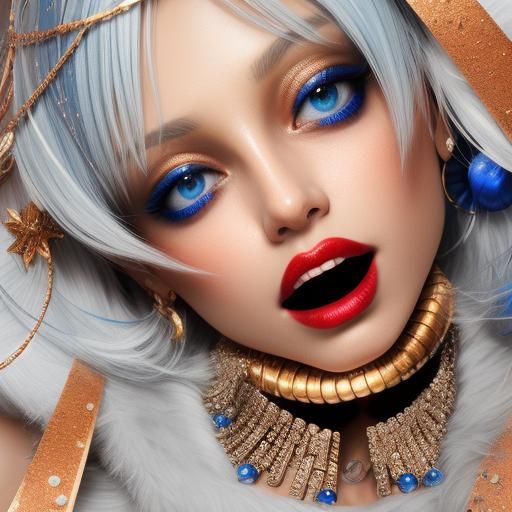 Hyper-Detailed Night Scene in Vivid Colors