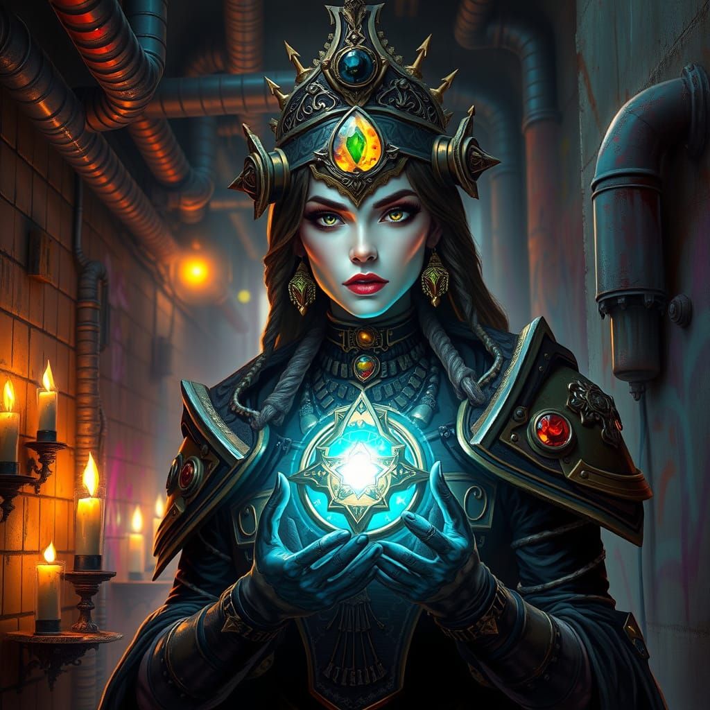 Warhammer 40,000 Female Navigator with Third Eye in Baroque ...