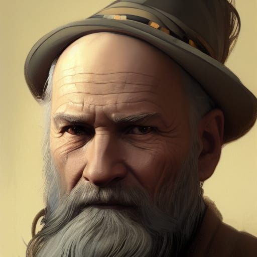 Detailed Portrait of Merle Ambrose with Dynamic Lighting