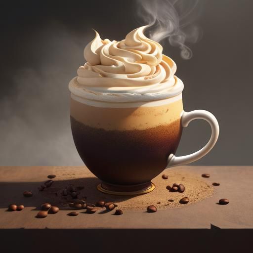 Fantastical Latte Art Masterpiece in Unreal Engine 5