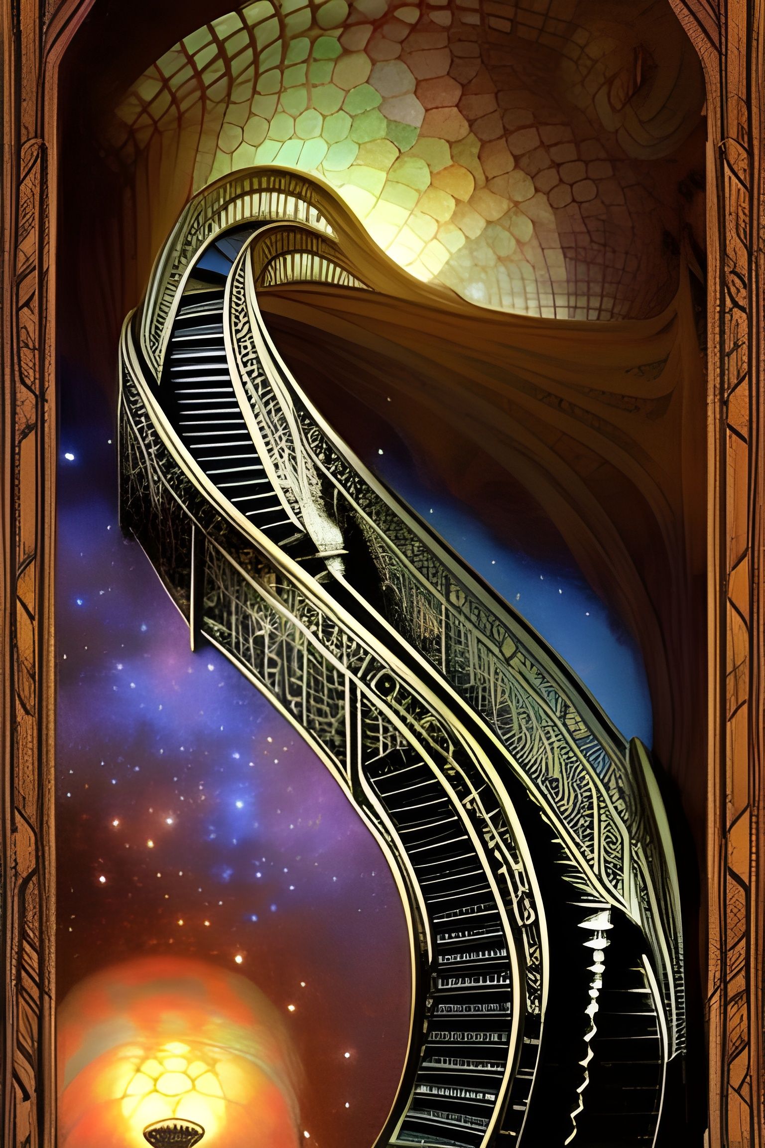 Looping stairs