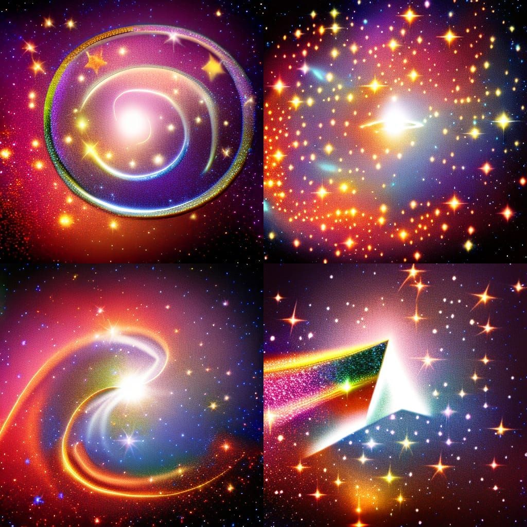 Celestial Stardust Staircase to the Stars