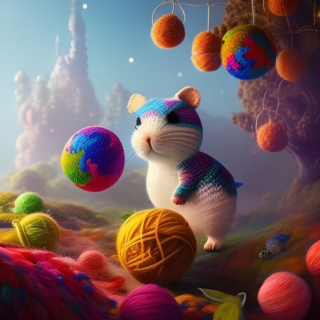 Wool hamsterโs adventures in Yarnland