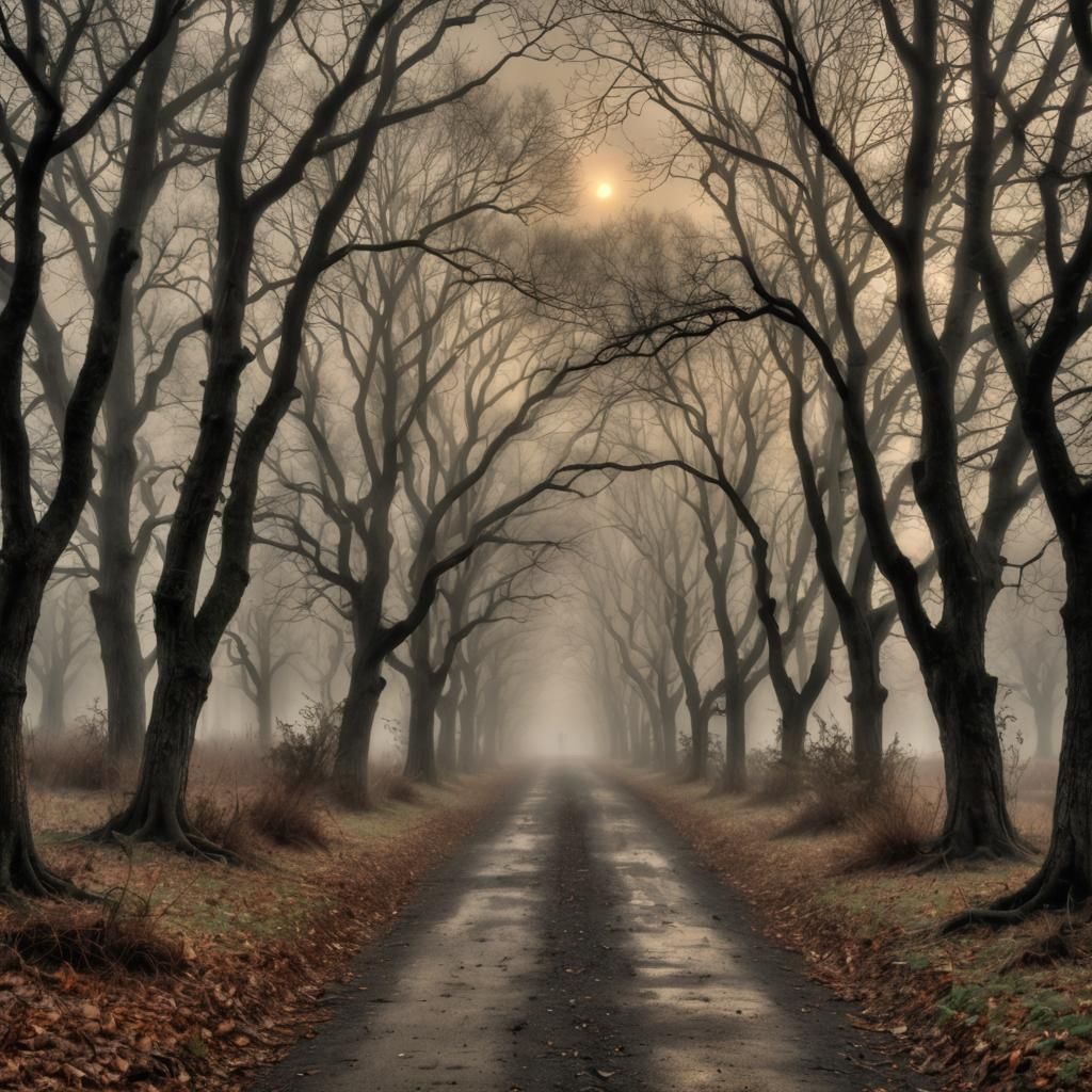 Hope's Light: A Hyperrealistic Atmospheric Image