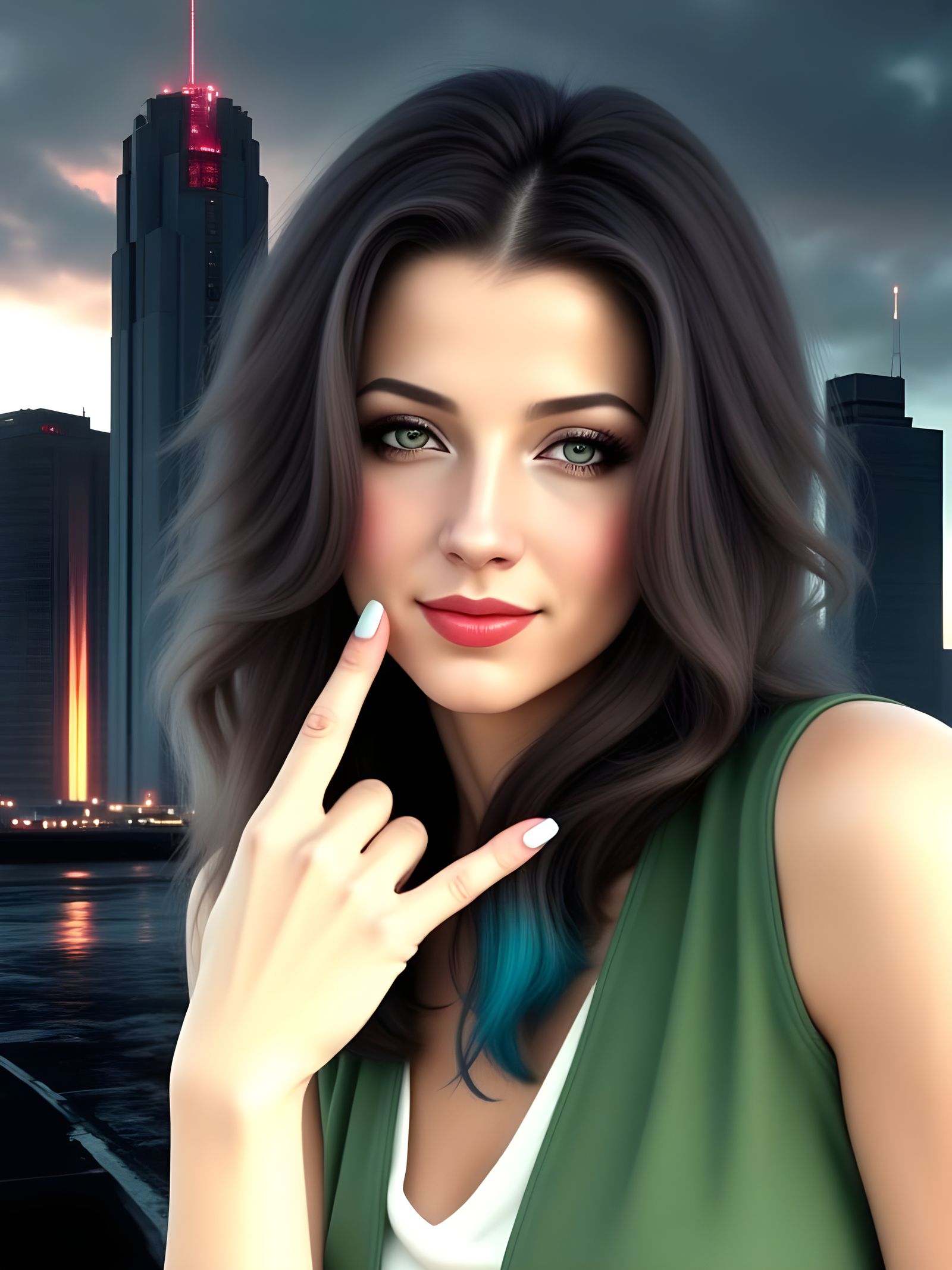 A Polished, Photorealistic Portrait in Classic Style