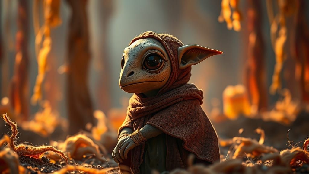 Mystical Snoot at Ritual Transition in a Hyperrealistic Carp...