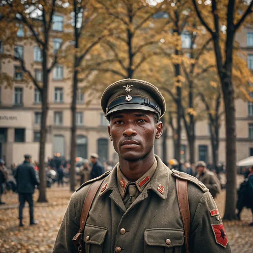 WWII German Soldier in Berlin: Professional Photography