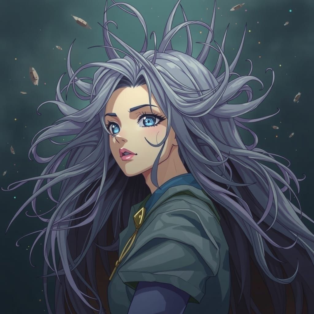 Epic Anime Eye in the Sky, Vapourwave Style, Cinematic Maste...