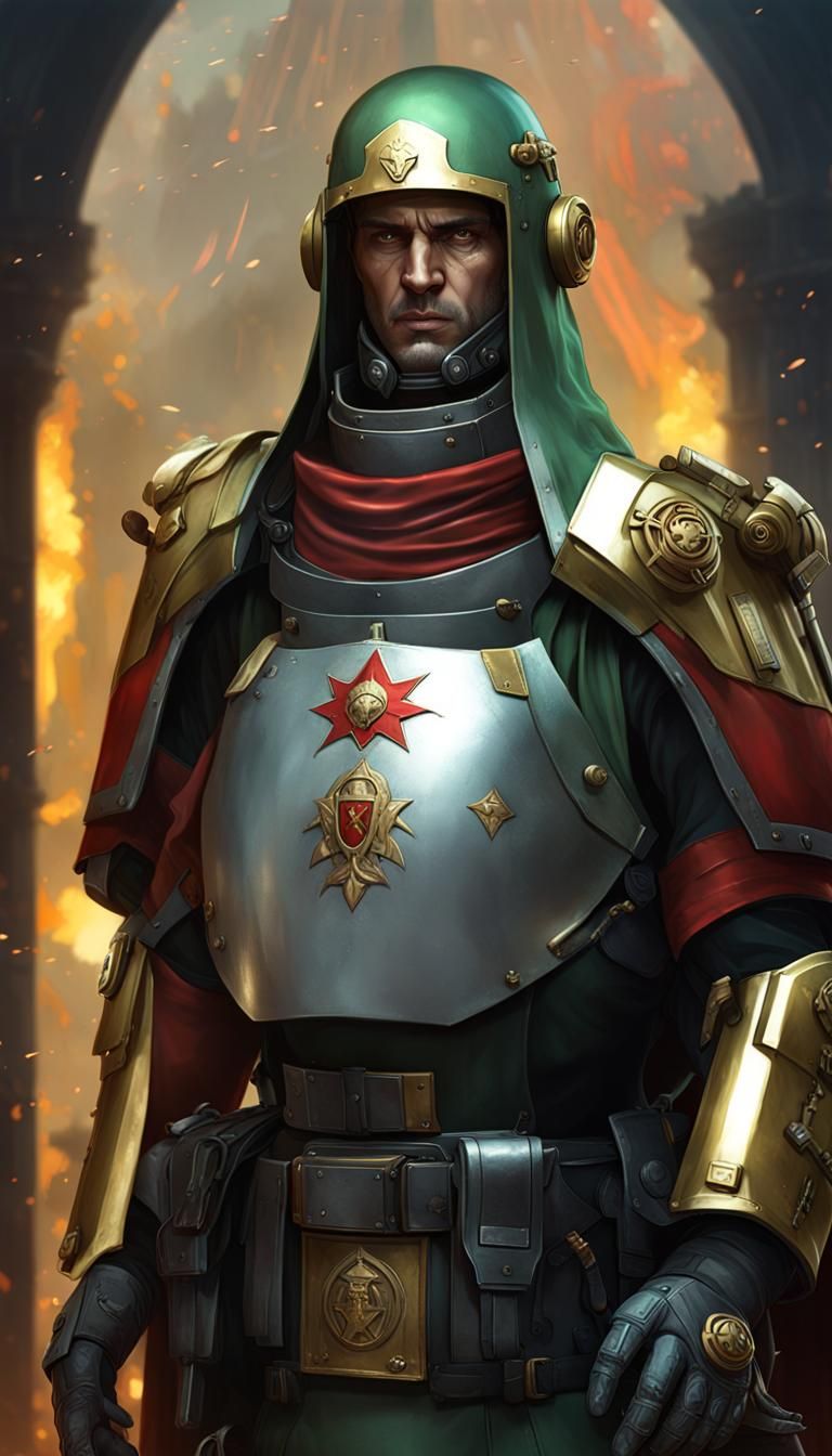 Imperial Guard Inquisitor Portrait in Warhammer 40K