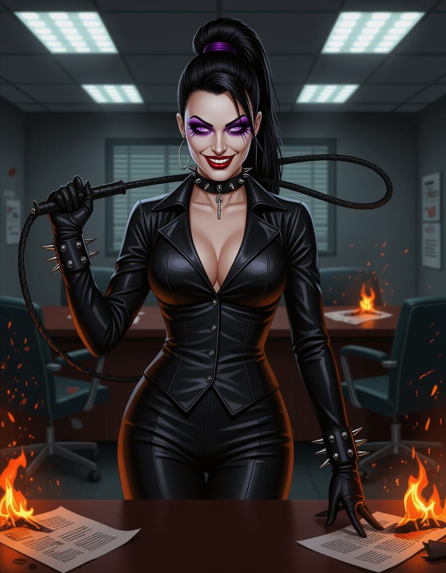 Demonic Secretary: Original Supervillain in Neo-Noir Comic S...