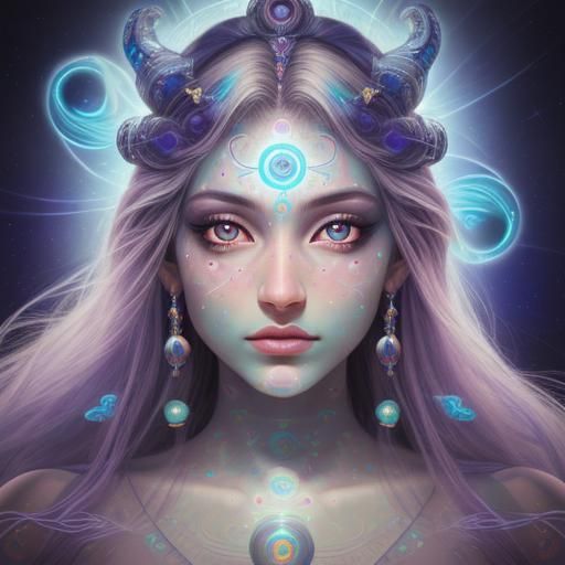 Celestial Third Eye Chakra Portrait