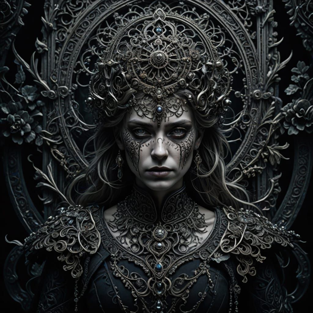 Dorothee Pesch in Hyperrealistic HDR Style