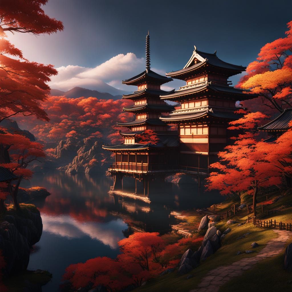 Detailed Matte Painting of Naruto in 8k