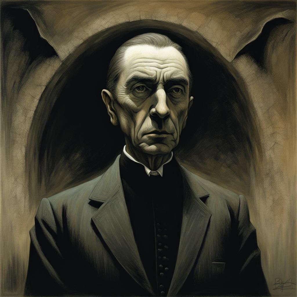 Eerie Portrait Inspired by Beksinski's Style