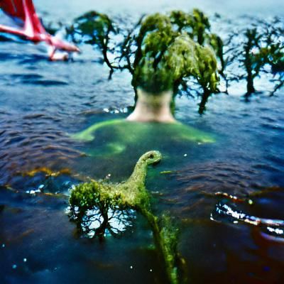 Swamp Tree Transforms into Nessie's Neck