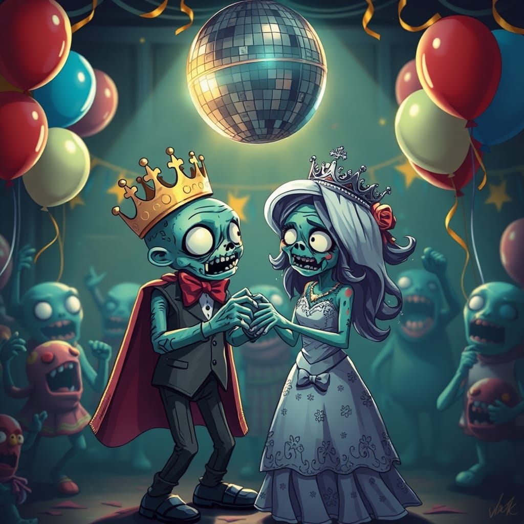 Zombie Prom King and Queen's Dance