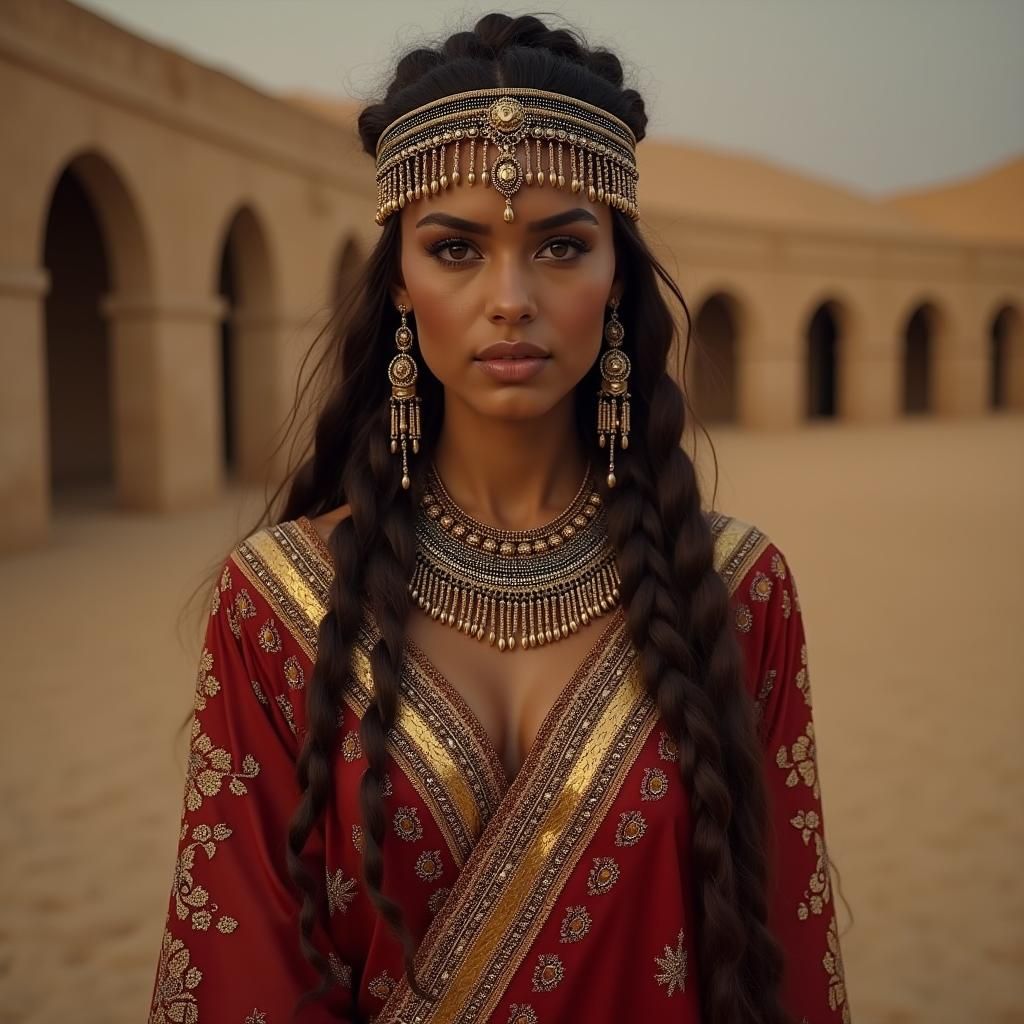 Carthaginian Goddess Afri: Regal and Fierce