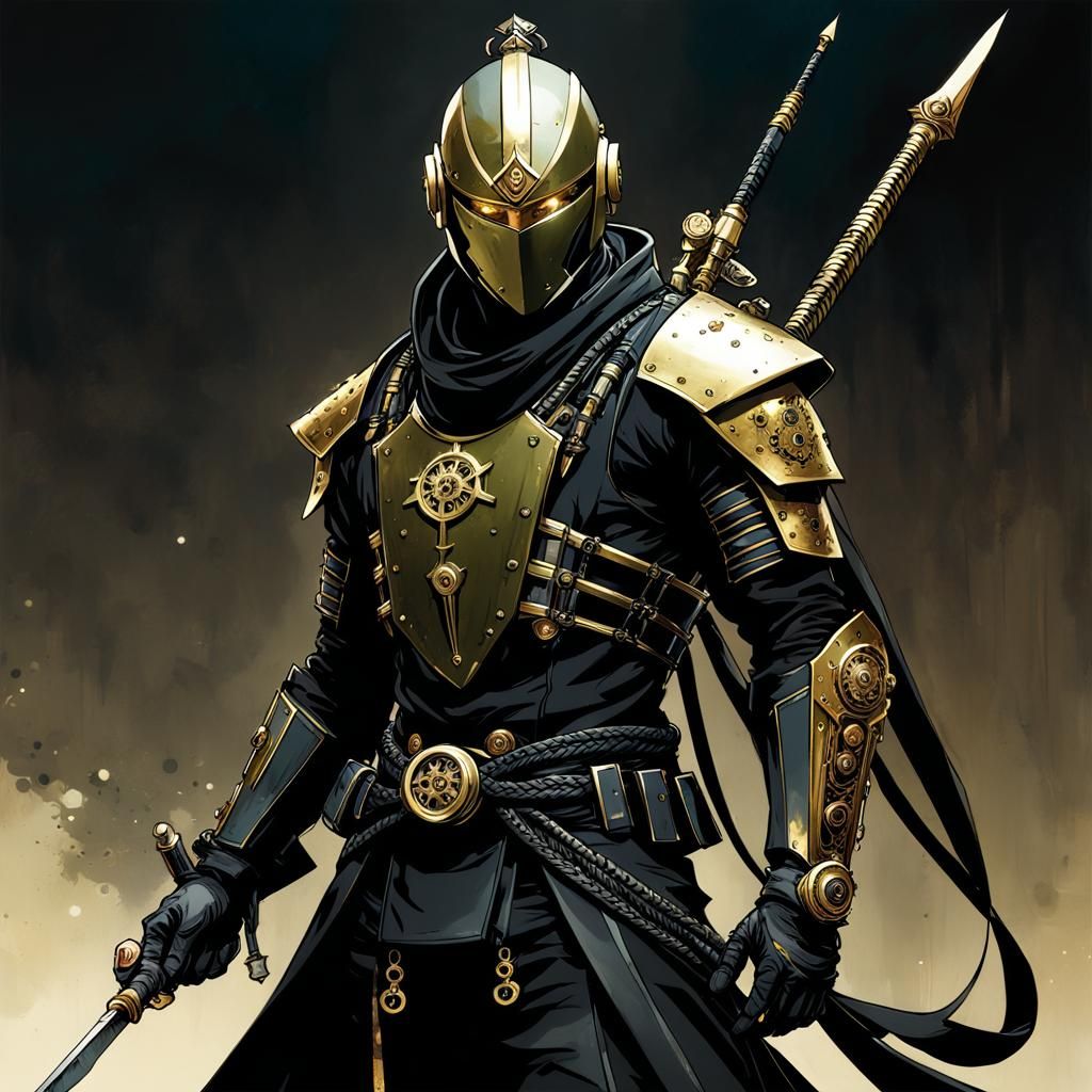 0l1v3rr, Warforged Shadow Monk (alt)