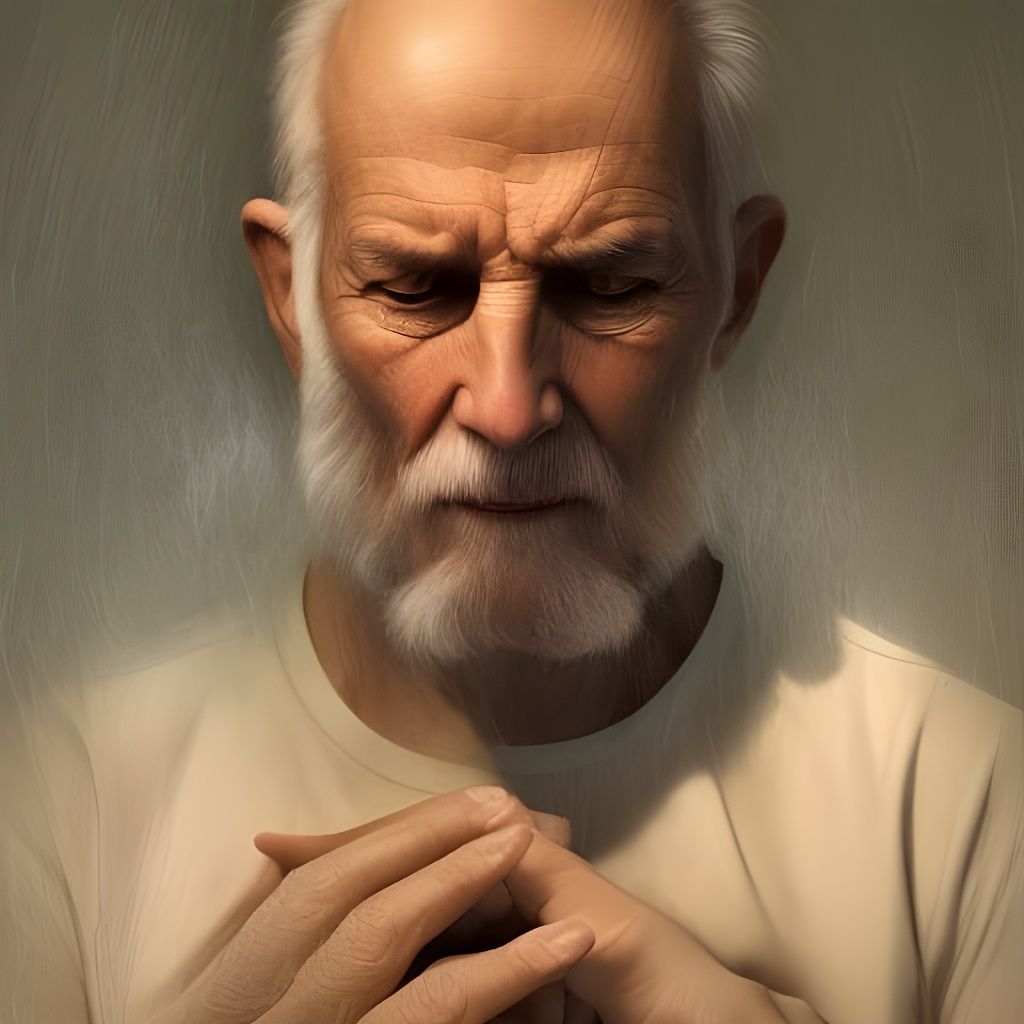 Serene Reiki Healing Session Portrait in Art Nouveau Style