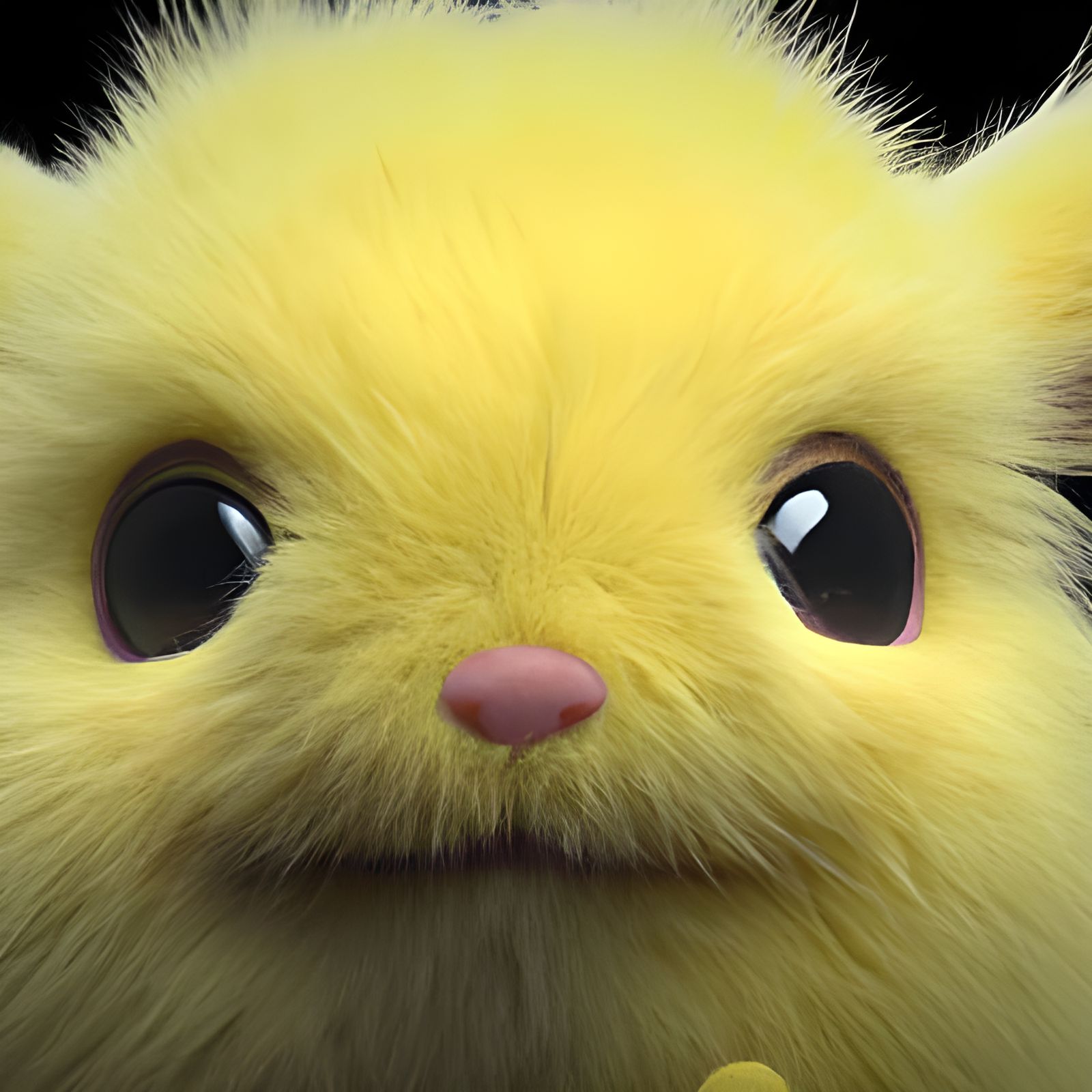 Hyperrealistic Pikachu Muppet in Stop Motion