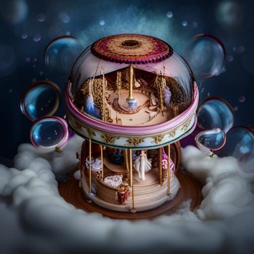 Carousel Dollhouse Fantasy Concept Art