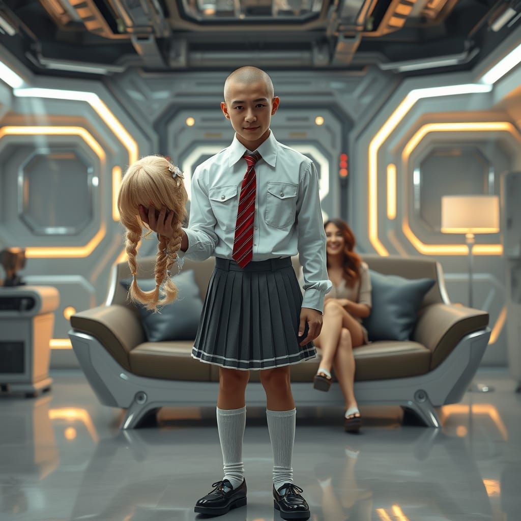 Youthful Rebellion in Futuristic Chic