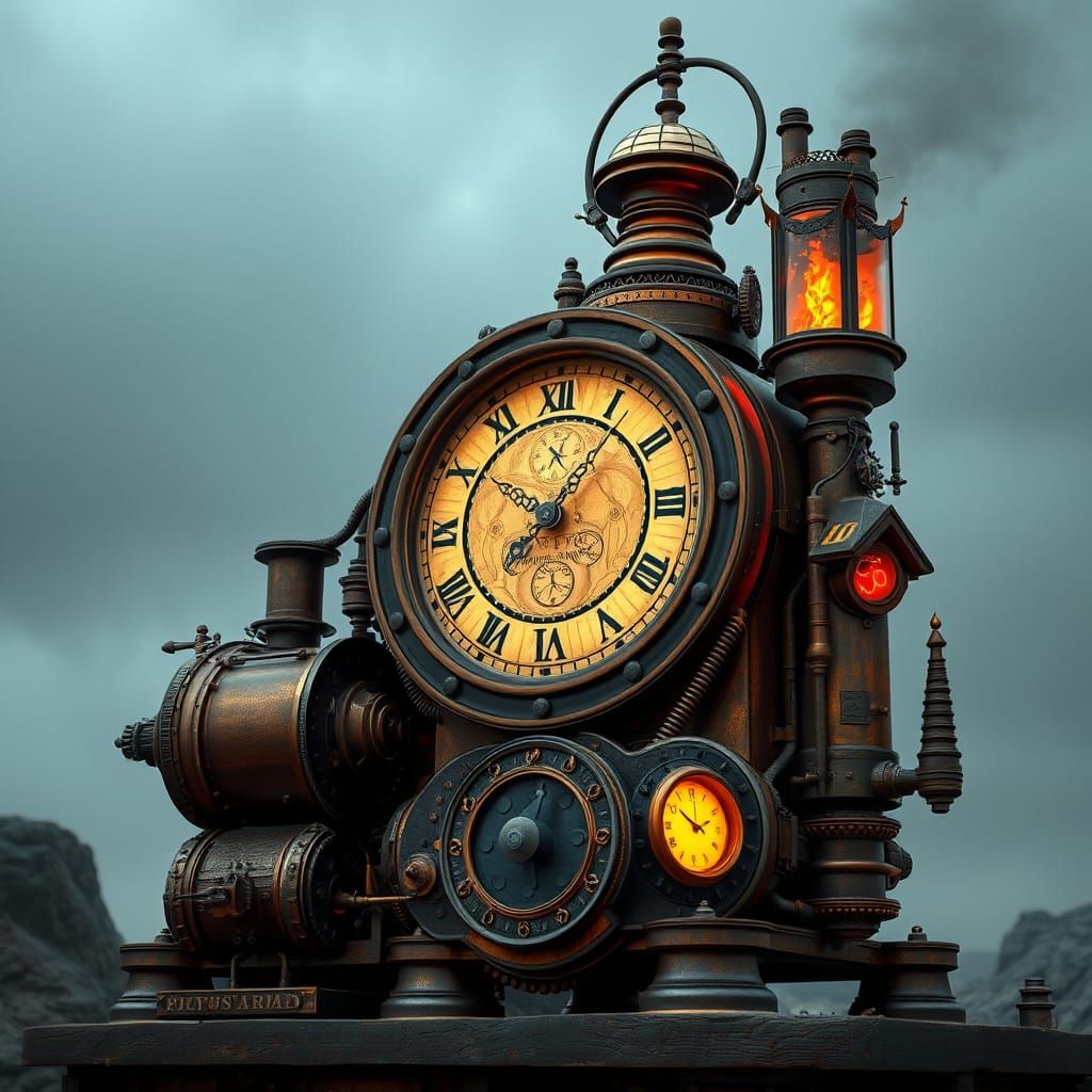 Steampunk Doomsday Clock Reaches Midnight in a Whirlwind of ...