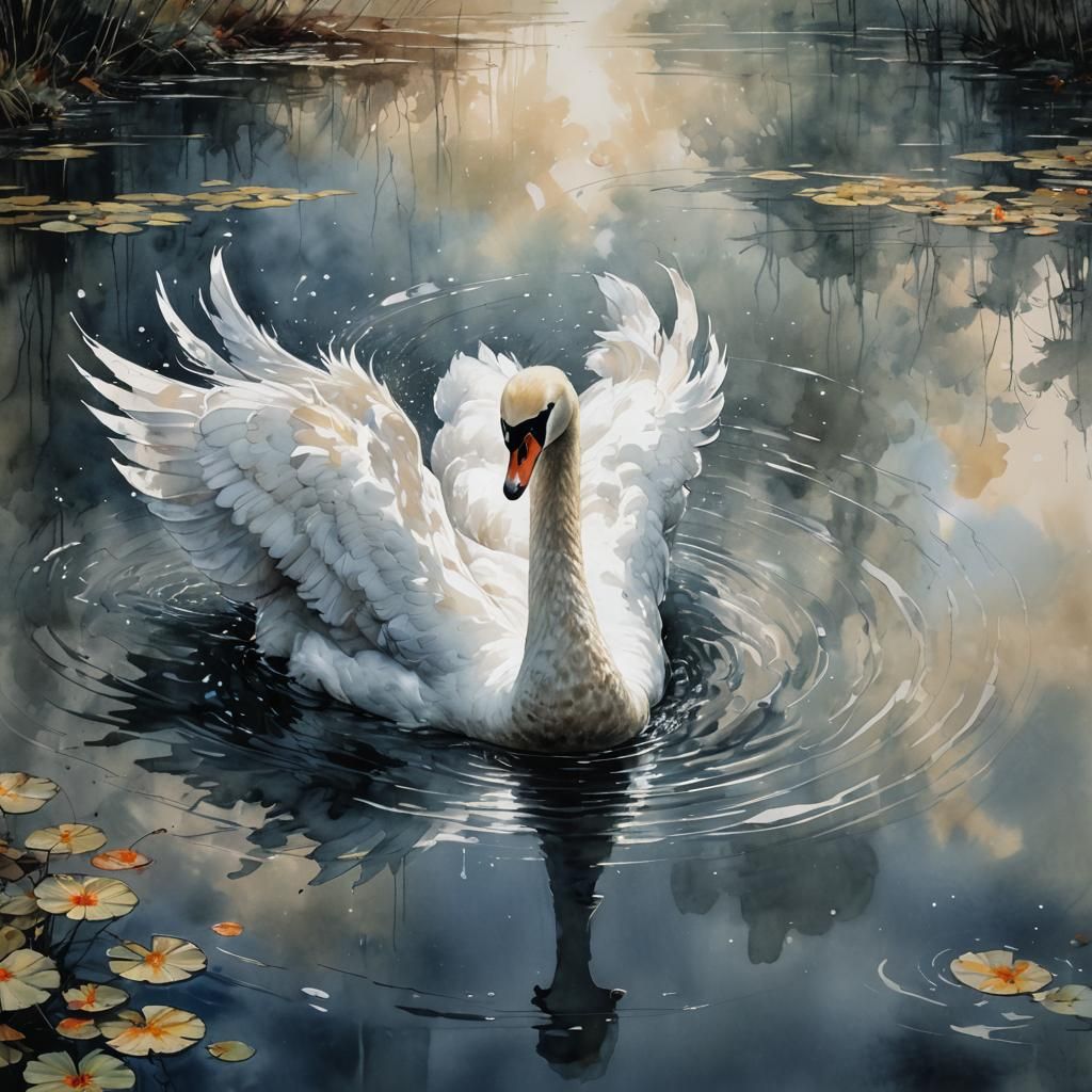 The Majestic Swan