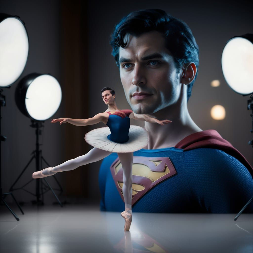 Henry Cavill as Superman in Ballet Attire