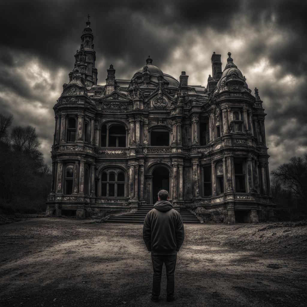 Eerie Solitude in Hyperrealistic Detail