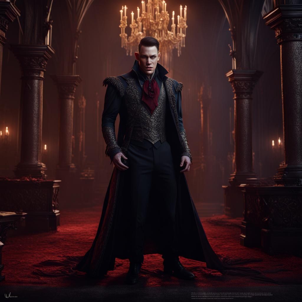 Channing Tatum as Vampire Prince: Matte Painting