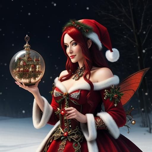 Steampunk Santa's Christmas Wonderland: Detailed Fairy-Tale ...