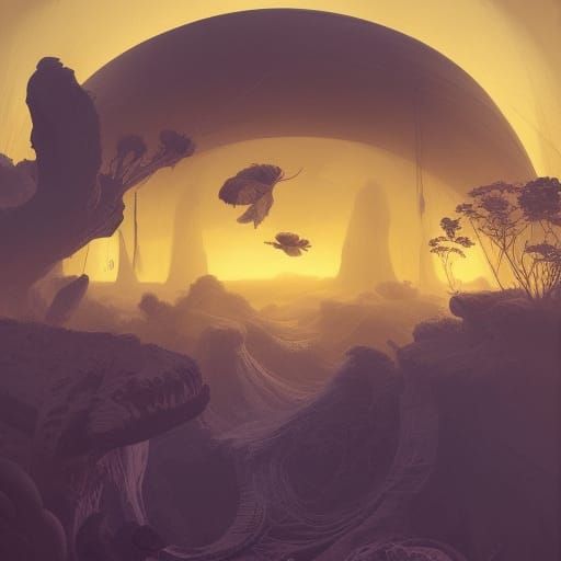 Colorful Old Man Portrait in Dynamic Oil Painting Style