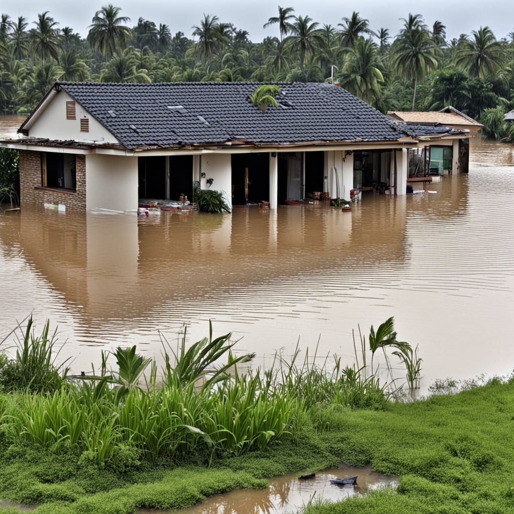 Luxury Homes Drowned by Catastrophic Flood