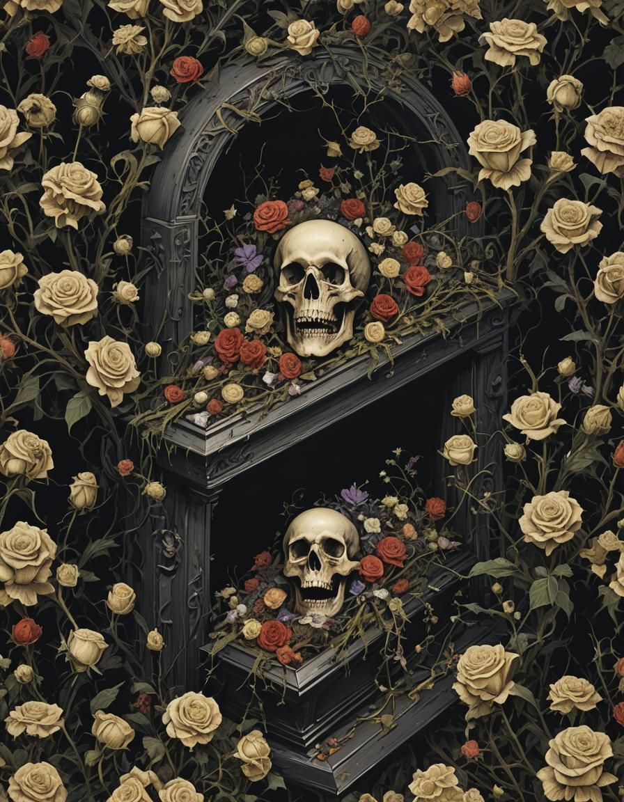 Sinister Victorian Funeral with Rotting Flowers: Gothic Horr...