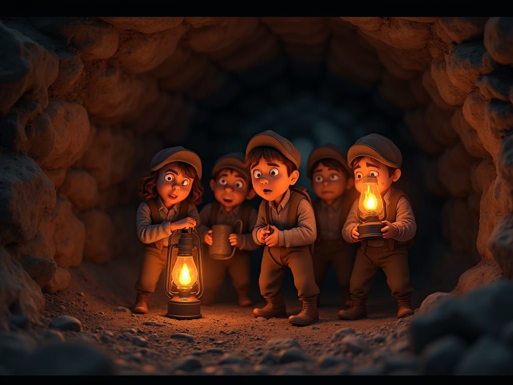 Pixar Miners Descend Dark Tunnel in 19th Century Adventure