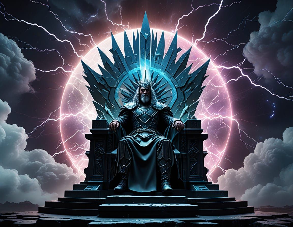 Cosmic Astral Throne in Holographic Splendor