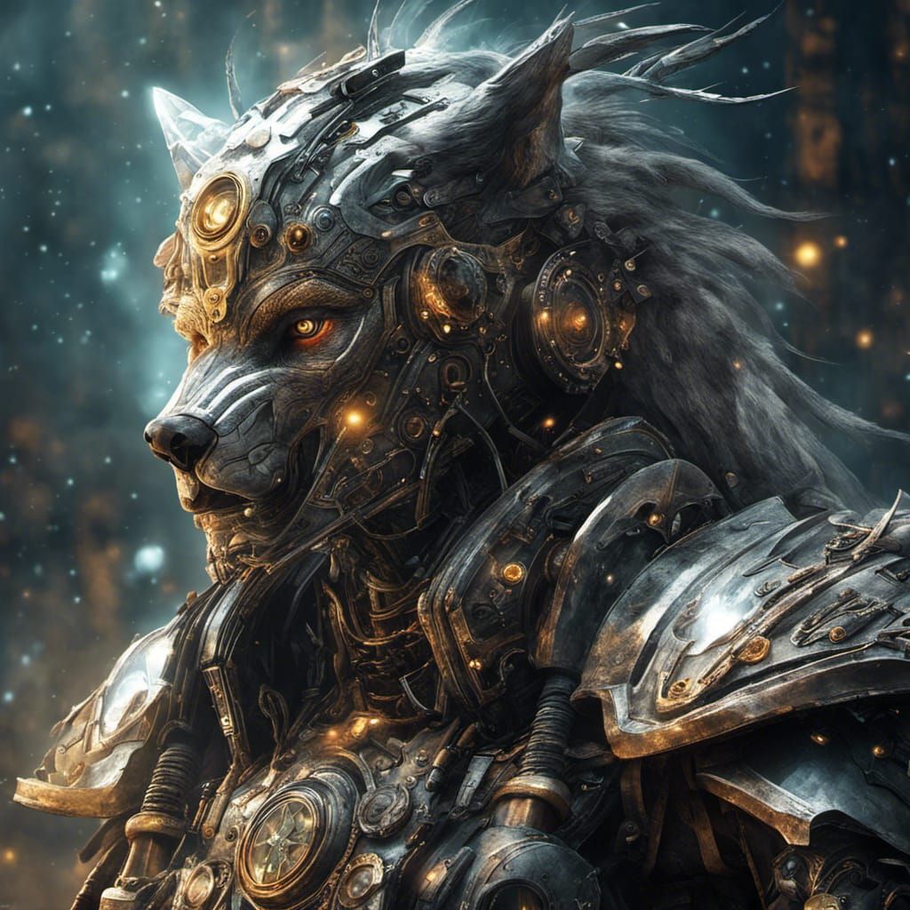 Biopunk Wolf Fantasy